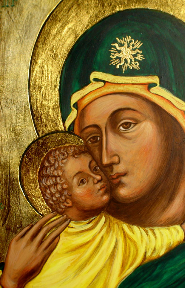 Ikona Matka Boża Eleusa, Ikona Matka Boża Czuła, kopia ikony Matka Boża Bałkańska